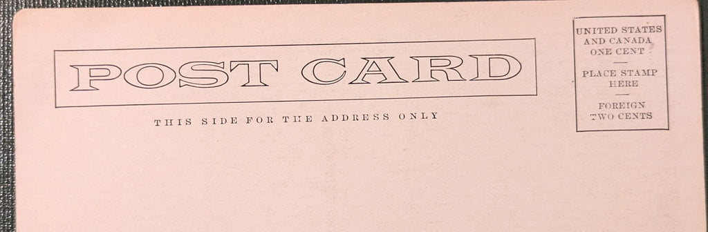 1905-06 Unused Hell Gate Palisades Railroad Postcard Sepia