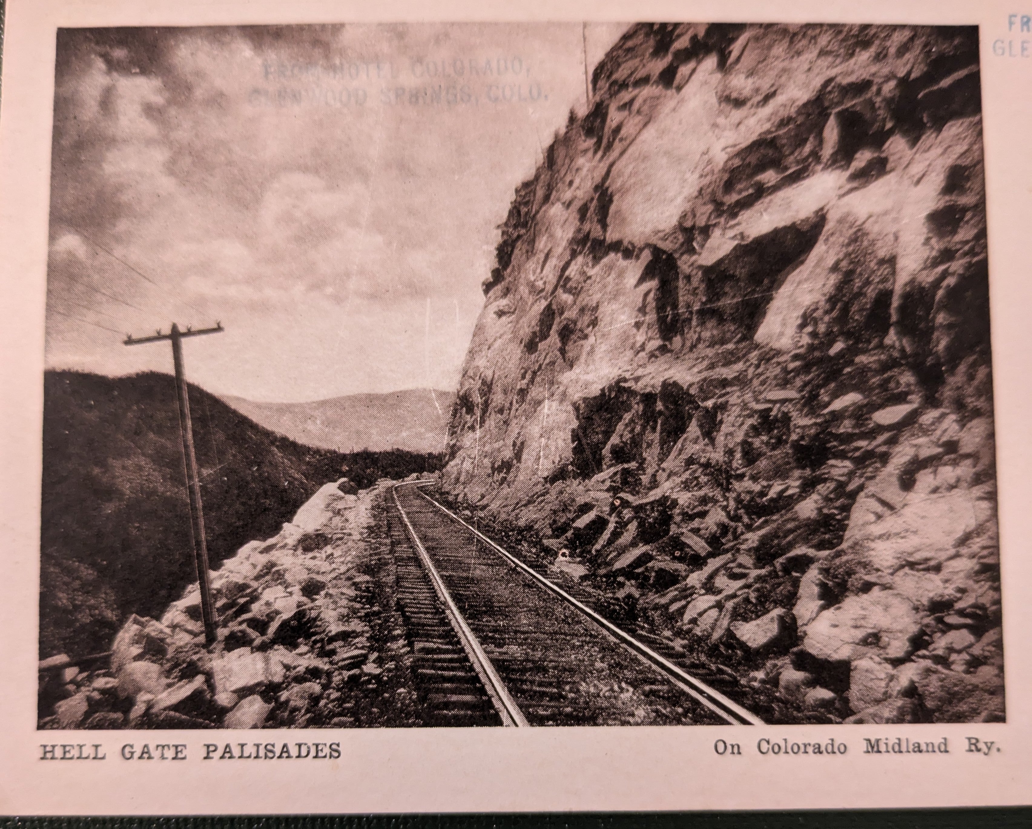 1905-06 Unused Hell Gate Palisades Railroad Postcard Sepia
